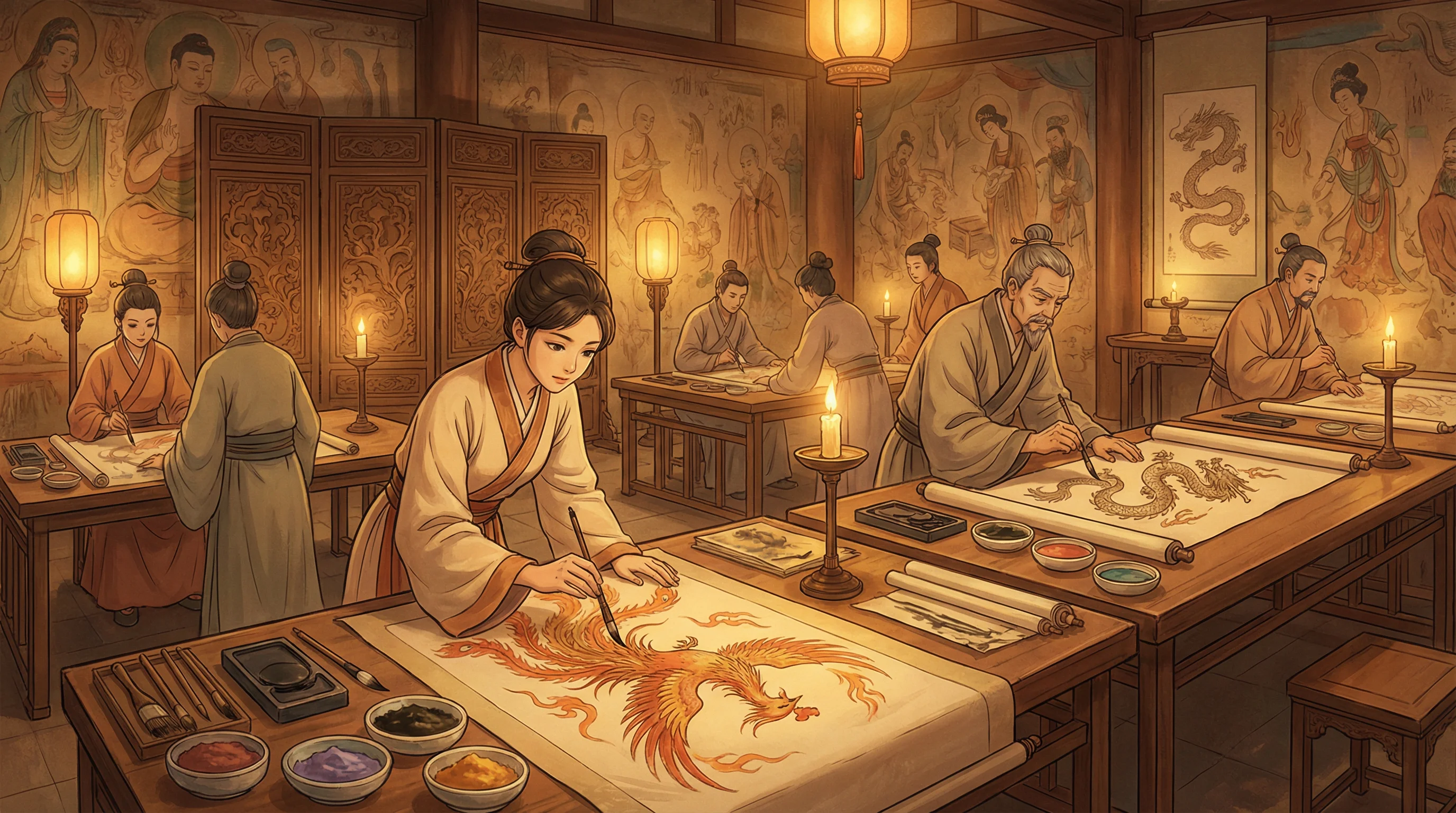 画师入驻 - 美容室:特殊服务2 电影 国风动漫画师